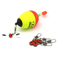 4pcs connector + 2pcs big belly float luminous float fishing hard tail belly float 3g 80g| |