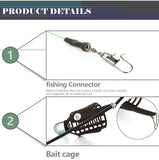 FISH KING Fishing lure cage with line hooks 20G-80G length 47CM