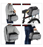 WEST BIKING Seat Pannier Pack Luggage Cycling Bag 10-25L