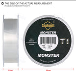 SeaKnight MONSTER T1 100% fluorocarbon coating fishing line 100M