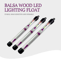 1Pcs 4g-11g #1~#3 LED fishing float balsa wood lighting electronic