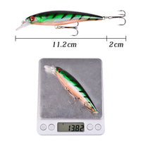 1PCS Laser Minnow Fishing Lure 11CM 13G