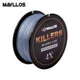 Mavllos 0.06-0.6mm 4-121Lb 4 strands braided fishing line saltwater multifilament