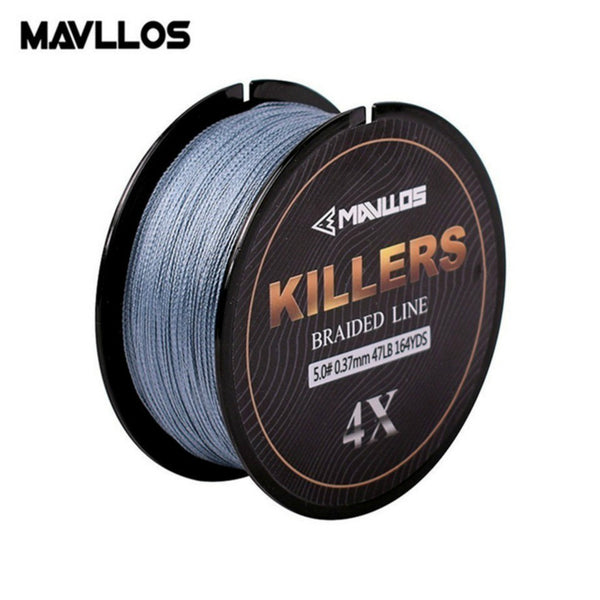 Mavllos 0.06-0.6mm 4-121Lb 4 strands braided fishing line saltwater multifilament