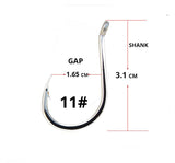 50pcs/ Lots octopus Fishing hooks set high quanlity circle hook for carp fishing