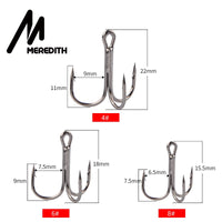 MEREDITH 20Pcs/lot fishing hooks high steel carbon material