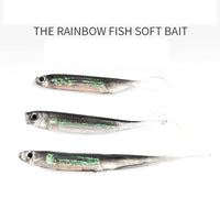 5Pcs/lot Fishing Soft Bait 7CM 7.5CM 1.7G 2.3G 2.7G