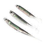 5Pcs/lot Fishing Soft Bait 7CM 7.5CM 1.7G 2.3G 2.7G