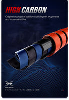 Bassland telescopic carbon fiber fishing rod  for seabass pike