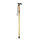 T-handle telescopic walking stick