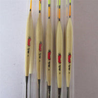 5Pcs/lot Wooden fishing floats