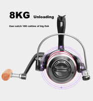 Fishing Reel 8KG pike black red spinning reel