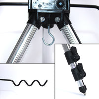 Adjustable tripod retractable carp fishing Rod stand holder