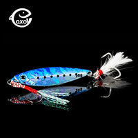 QXO Fishing Lure 10 20 30g Jig Light Silicone Bait Wobbler Spinners