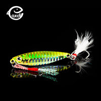 QXO Fishing Lure 10 20 30g Jig Light Silicone Bait Wobbler Spinners