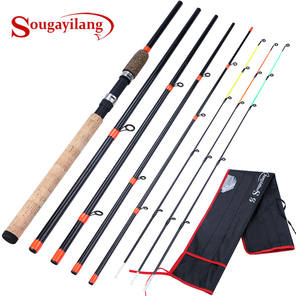 Sougayilang high quality spinning fishing rod with cork handle