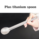 TiTo titanium long handle spoon / spork