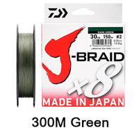Daiwa Original 8 braided PE fishing line length 150M 300M Japan