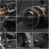 Double spool fishing reel 5.5: 1BB for carp fishing