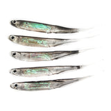 5Pcs/lot Fishing Soft Bait 7CM 7.5CM 1.7G 2.3G 2.7G