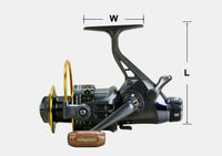 Yumoshi 3000- 6000 metal spinning fishing reel 10+1BB front and rear brake speed ratio 5.0:1 5.2:1