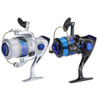 YF1000 Spinning fishing reel with fishing line 5.5:1 5.2:1 4.1:1 12BB