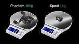 Piscifun Phantom carbon fiber fishing reel with dual brake ultralight only 162g