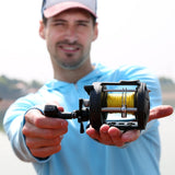 Sougayilang saltwater fishing reels TSSD 3000L-4000L trolling drum fishing reel