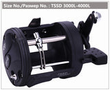 Sougayilang saltwater fishing reels TSSD 3000L-4000L trolling drum fishing reel