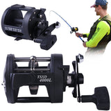 Sougayilang saltwater fishing reels TSSD 3000L-4000L trolling drum fishing reel