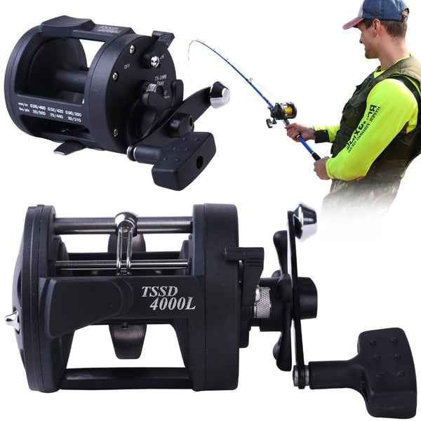 Sougayilang saltwater fishing reels TSSD 3000L-4000L trolling drum