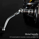 Q&L 2000-7000 carp fishing reels with metal cup FBE 5.0:1 KG