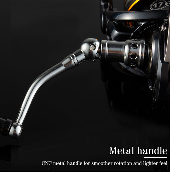 Q&L 2000-7000 carp fishing reels with metal cup FBE 5.0:1 KG