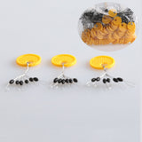 10pcs/lot 6 in 1 Size rubber oval stopper for fishing bobber float