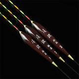 3pcs Wood fluorescent fishing float