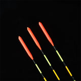 3pcs Wood fluorescent fishing float