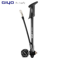 GIYO Foldable 300psi High-pressure Bike Air Shock Pump with Lever & Gauge
