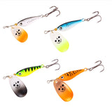 1pcs Rotating Metal Spinner Fishing Lures 11g 15g 20g