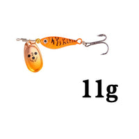 1pcs Rotating Metal Spinner Fishing Lures 11g 15g 20g