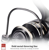 New 13+1BB Spinning reel 2000-6000 metal spool gear ratio 5.2:1