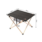 AOTU Folding Table For Outdoor Portable Aluminum Square Table