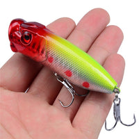 Hot 1pcs Fishing Lures 6.5cm/12g Topwater Popper Bait