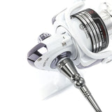 LIE YU WANG 13 + 1BB gear ratio 5.2: 1 spinning fishing reel with exchangeable handle
