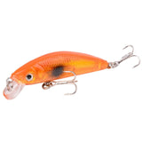 Aorace Minnow Fishing Lure 70mm 8g 3D Eyes Crankbait wobbler