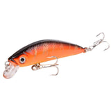 Aorace Minnow Fishing Lure 70mm 8g 3D Eyes Crankbait wobbler