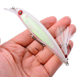 1PCS Laser Minnow Fishing Lure 11CM 13G