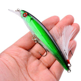 1PCS Laser Minnow Fishing Lure 11CM 13G