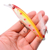 1PCS Laser Minnow Fishing Lure 11CM 13G