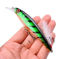 1PCS Laser Minnow Fishing Lure 11CM 13G