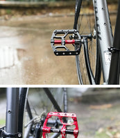 CXV15 Wide Flat Bike Pedal 3 Sealed Bearings 9/16in